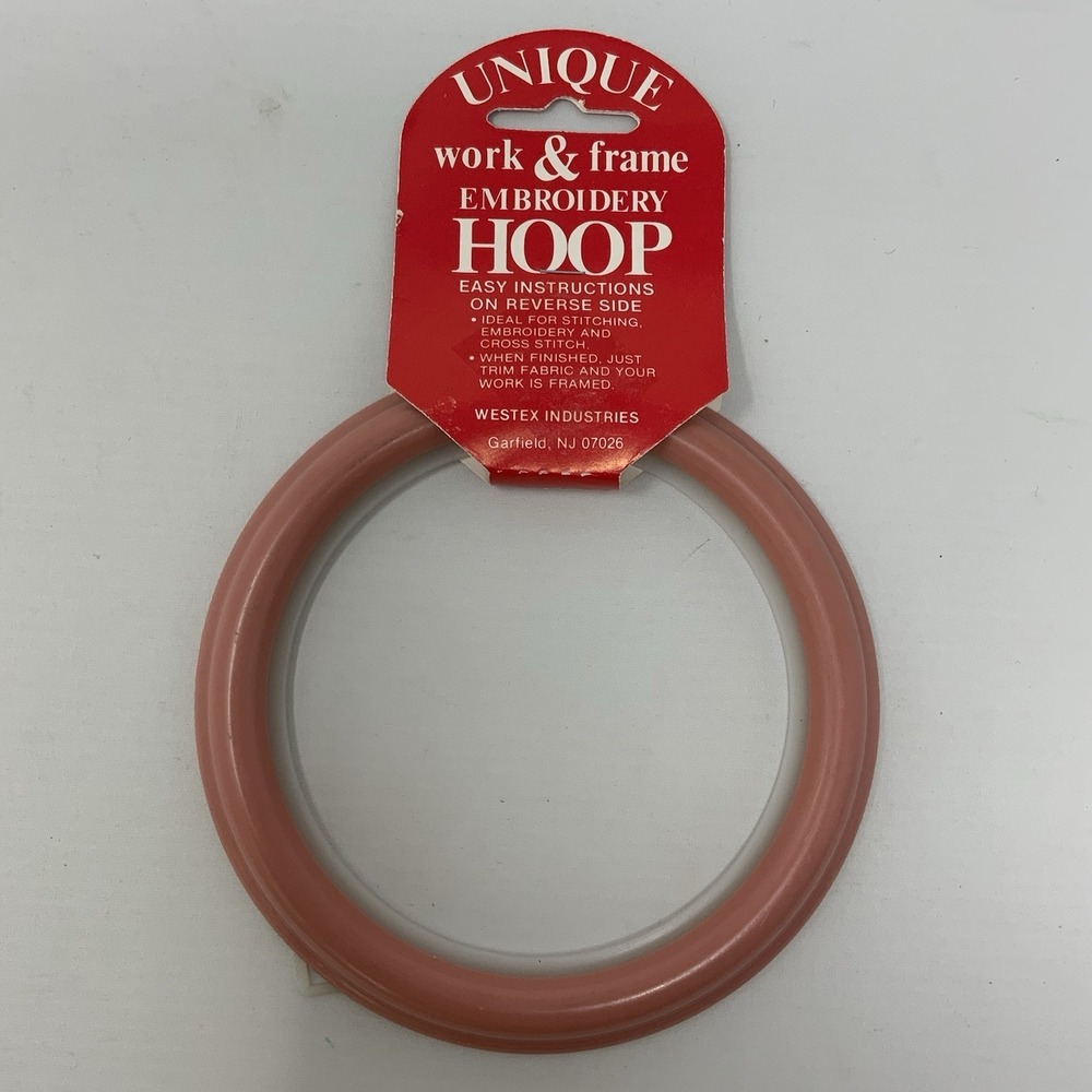 Westex Industries Unique Work & Frame‎ Embroidery Hoop Sewing Cross Stitch 4"